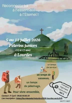 Mgr Nahmias invite les jeunes collégiens et lycéens du 5 au 11 juillet à Lourdes
